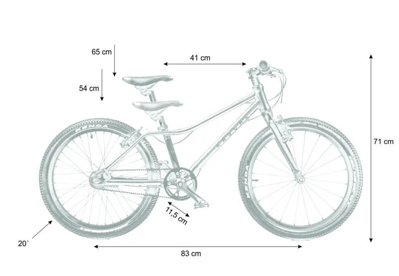 Rascal 20 inch Wheel Kids Bike 2021 in Flame-2